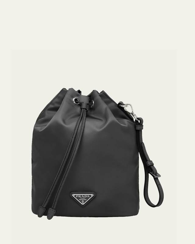 Nylon Drawstring Pouch Wristlet